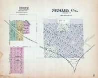 Brock, Nemaha - City, Nebraska State Atlas 1885